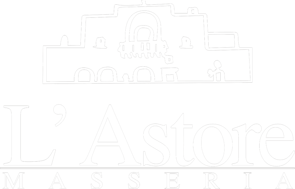 L’Astore-logo-full-bianco L'Astore Masseria logo